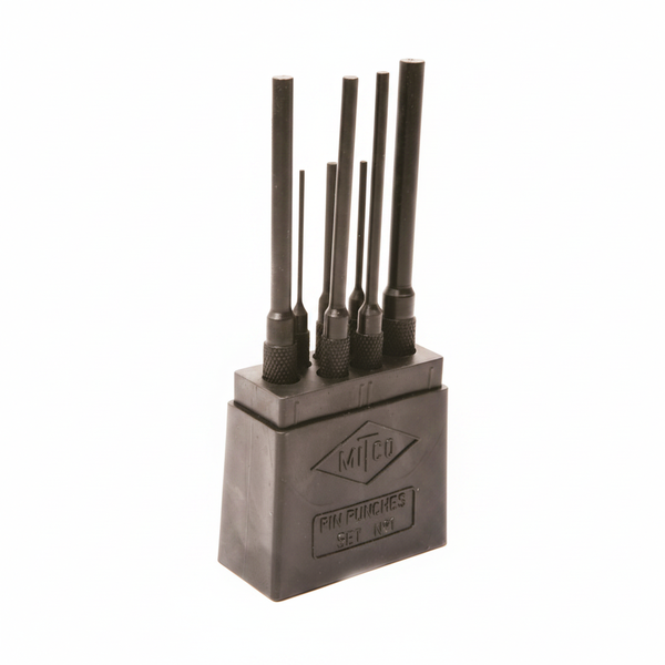 Mitco 7 Piece Pin Punch Set - Durable Steel Precision Tools