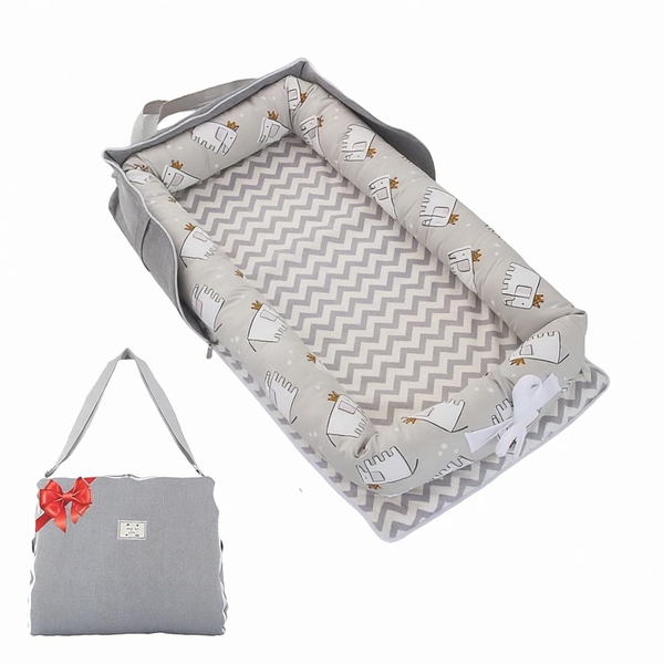 Baby Lounger for Newborn Portable Bag Play Mat for Awake-Time Home Travel