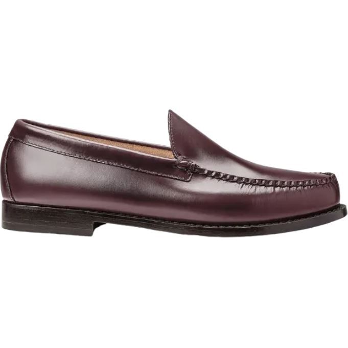 G.H Bass & Co - Venetian Wine Leather Mens Loafers | Shop Today. Get it ...