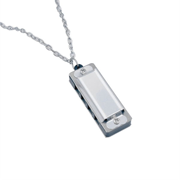 Mini Harmonica Necklace 4 Hole 8 Tone Portable