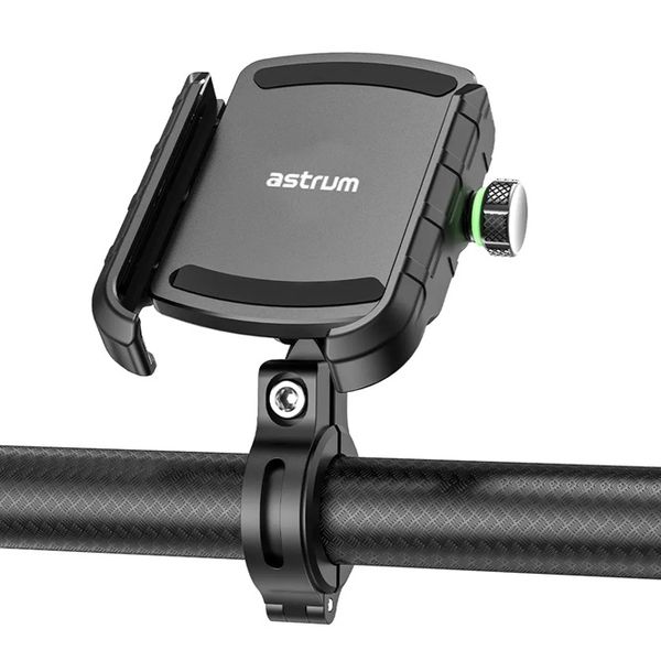 Sh330 Bike Mobile Holder - Aluminum Base, Handlebar Mount and Easy to Use.
