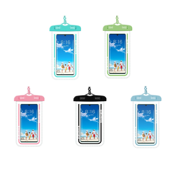 5 x Universal Waterproof Phone Case with Touch Screen Phone Protection Bag