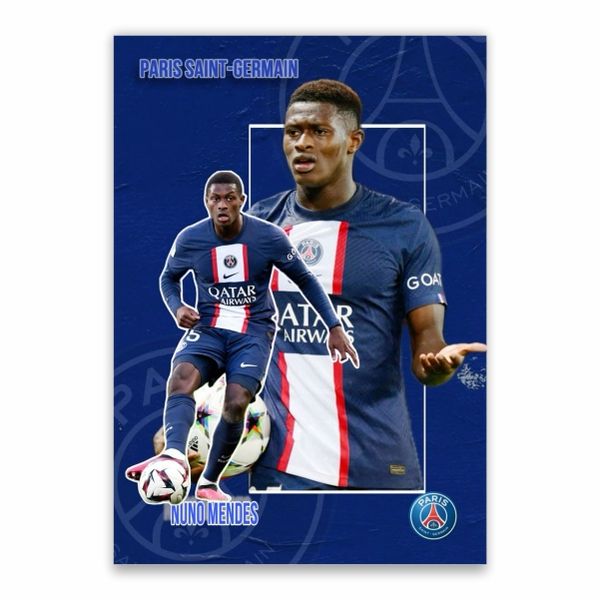 Nuno Mendes Paris Saint Germain Poster - A1