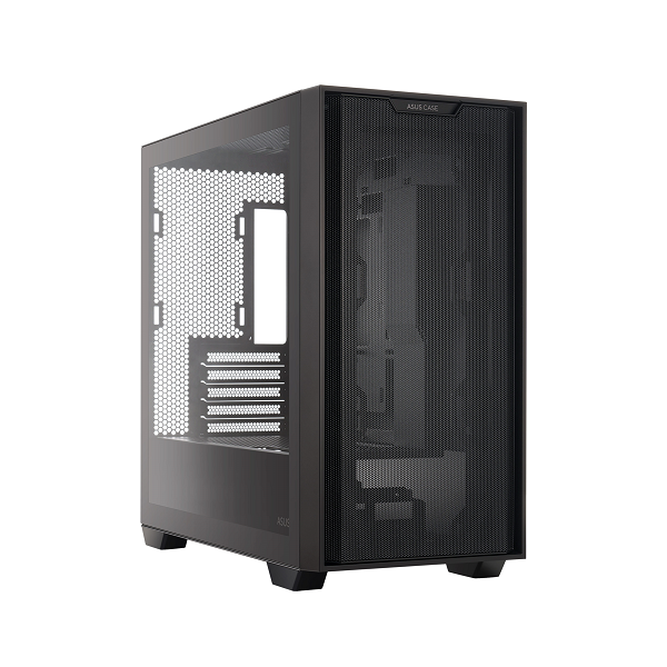 ASUS A21 Micro-ATX Tempered Glass Black Desktop PC Case