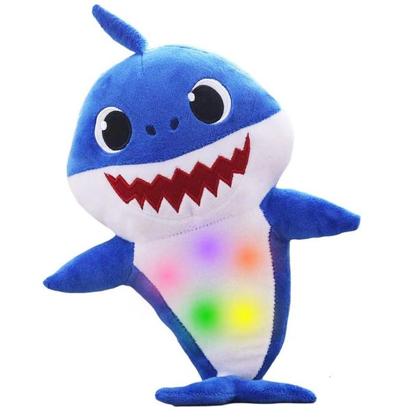 TopStar Baby Shark Soft Singing Light Up Plush Toy