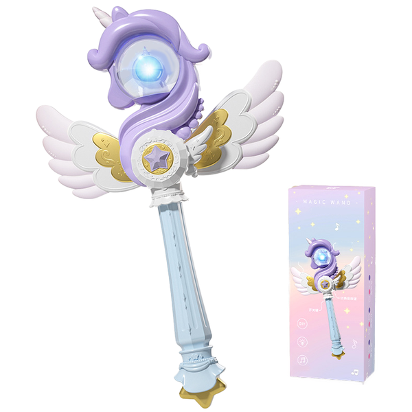 Unicorn Princess Magic Wand Party Accessory with dreamy lights Magic Music