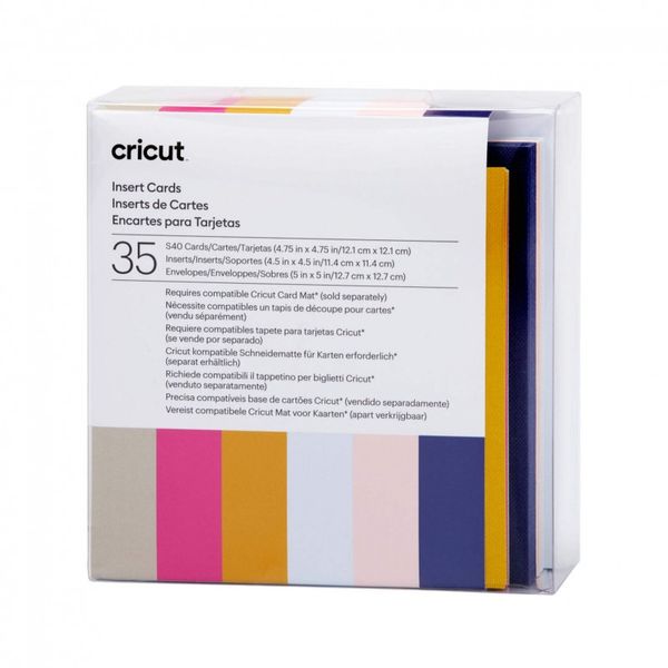 Cricut Insert Cards Sensei S40 (12;1 Cm X 12;1 Cm) 35-Pack