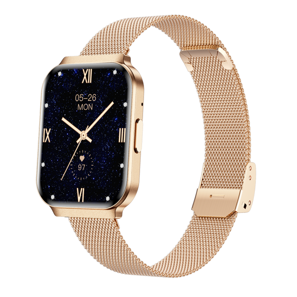 Women's Ultra-Thin Metal Smart Watch - 1.75" HD Screen, 7.3mm