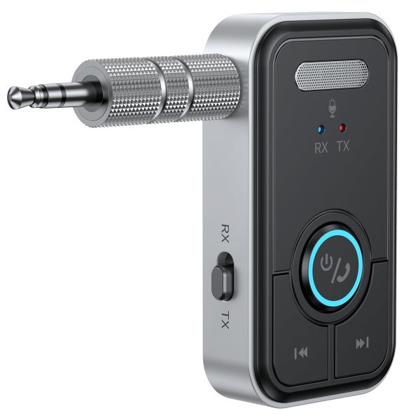 Bluetooth 5.3 AUX Adapter - Wireless Converter, Hi-Fi Sound, Low Latency