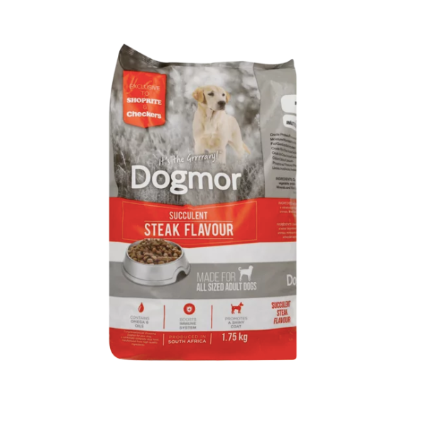 Dogmor- Succulent Steak Flavour Adult Dry Dog Food 1.75kg x 10