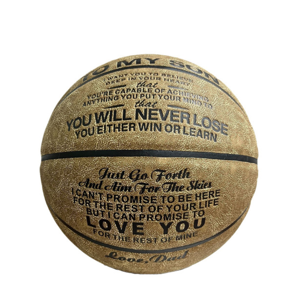Durable Engraved Basketball - A Keepsake That Blends Play with Heartfelt