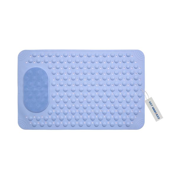 GET UNBOXED - Shower Massage Mat Non-Slip Bath Mat Massage Foot Pad - 50 x 80cm