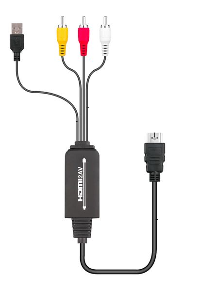HDMI to RCA Extra Fast Cable Converter HDMI to AV Converter