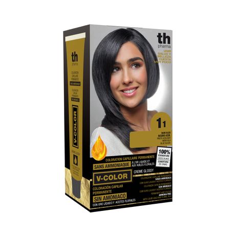 V-Color Permanent Hair Dye – Ammonia Free. Blue Black  | Buy Online in  South Africa 