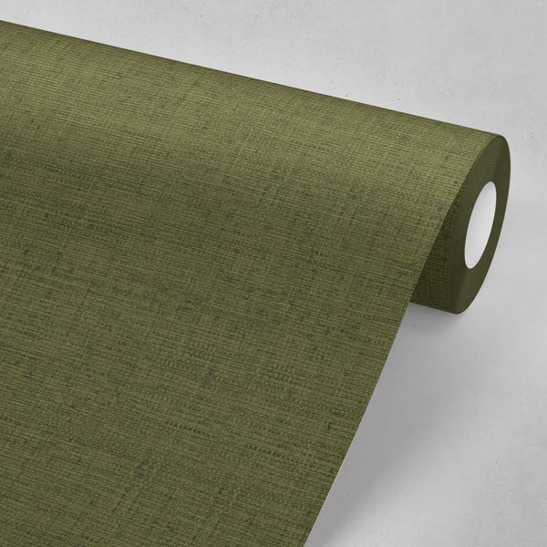 Robin Sprong Easy to Apply DIY Wallpaper Rolls in Neutral Green