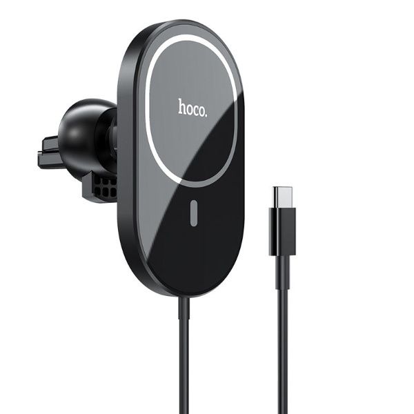 Hoco CA90 In-Car Magnetic Wireless Car Charger Phone Holder