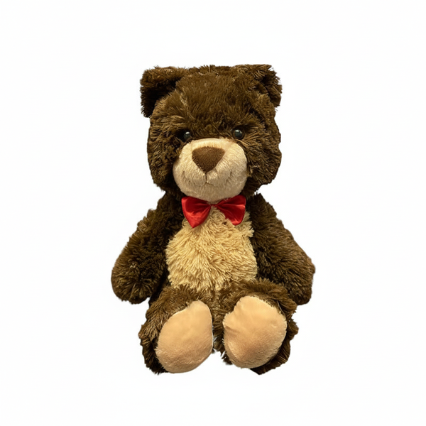 Cuddly Plush Grizzly Bear with Red Bow - Soft Stuffed Animal - 62cm