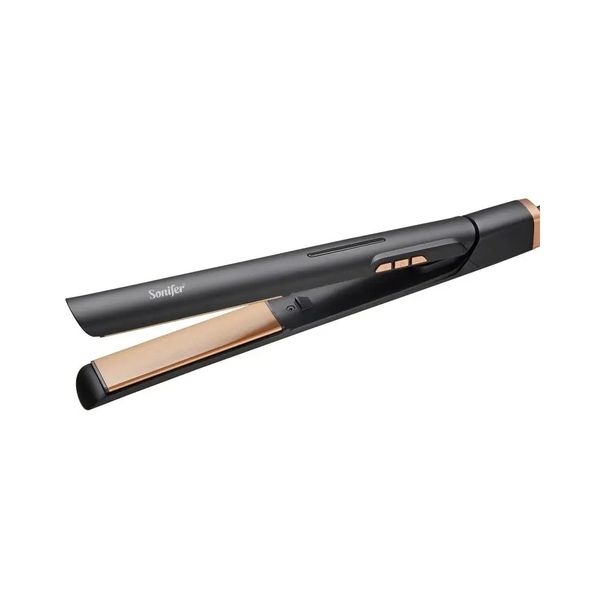 All-in-One Hair Straightener &amp; Curler Ceramic Iron Fast Heat-Up Anti-Frizz