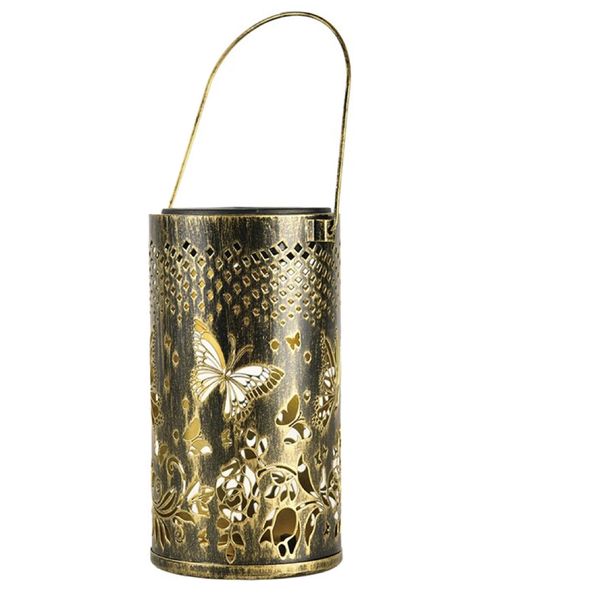Garden Solar Light LED Hanging Lantern Outdoor Decoration Butterfly (14cm)