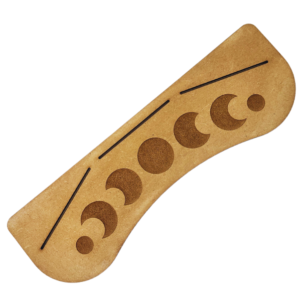 Celestial Guidance Tarot Stand - Moon Phase Triple Card Holder