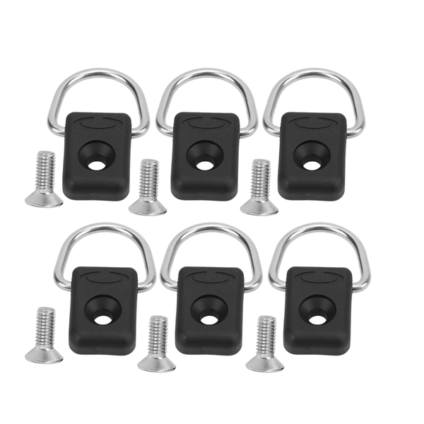 KR Boot D Shape Ring Tie Down Buckle Set: Suzuki Jimny 3/5 Door (6 Piece)