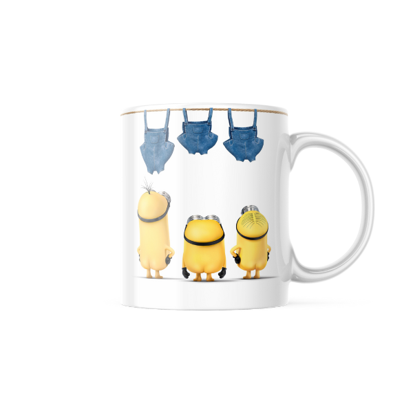 Minion Themed Printed Coffee Cup