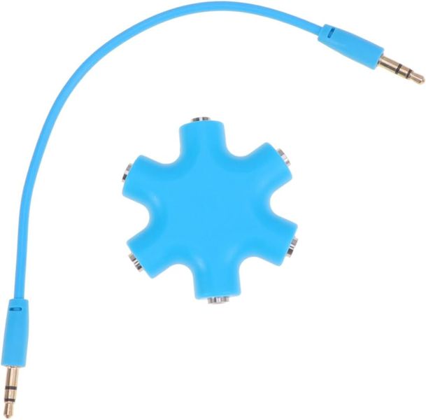 Way Headphone Splitter Jack Extender Earphone Extension Cable Adapter