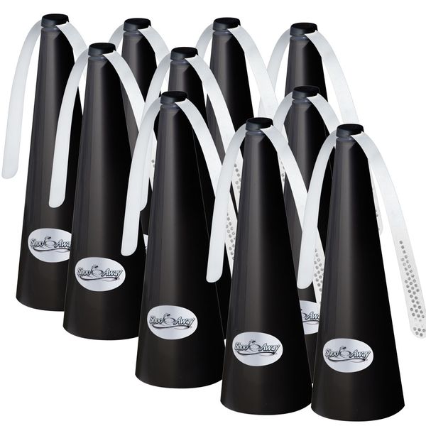 Fly Repellant Fan - Safe &amp; Chemical Free - Battery - Black - Pack of 10
