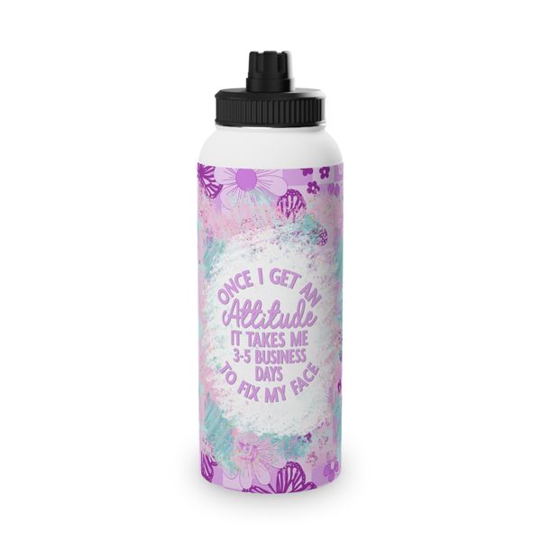35 business days to fix my Face 850ml Metal Water Bottle