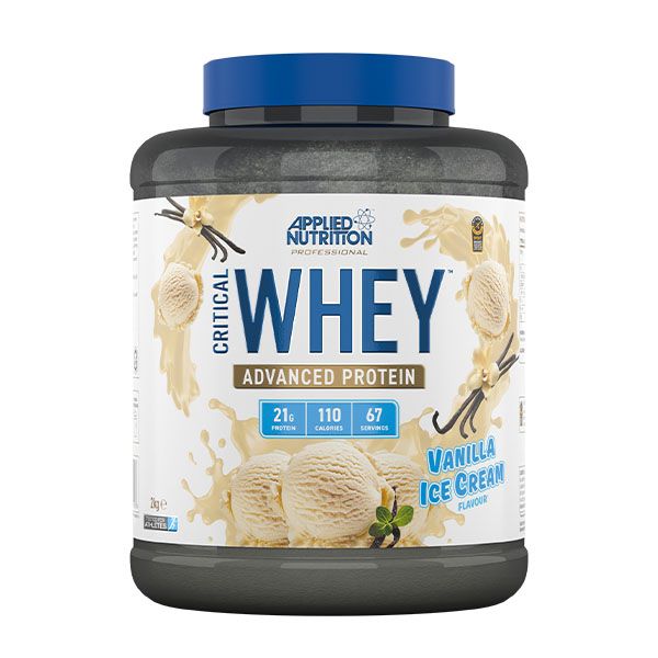 Applied Nutrition Critical Whey Protein Vanilla Ice Cream - 2kg