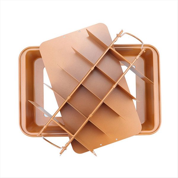 Brownie Mold for Baking Live-Bottom Solid Non-Stick Coating Thicken Cake Mo