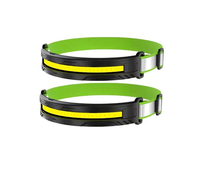 2 Pieces Multi-Level Dimming LED Rechargeable Headlamp