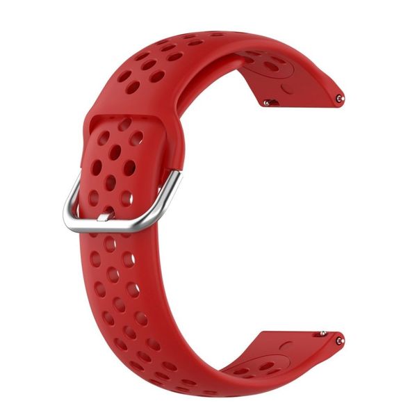 20mm Silicone Sport Strap Compatible with Huawei Watch GT (42mm) - Red