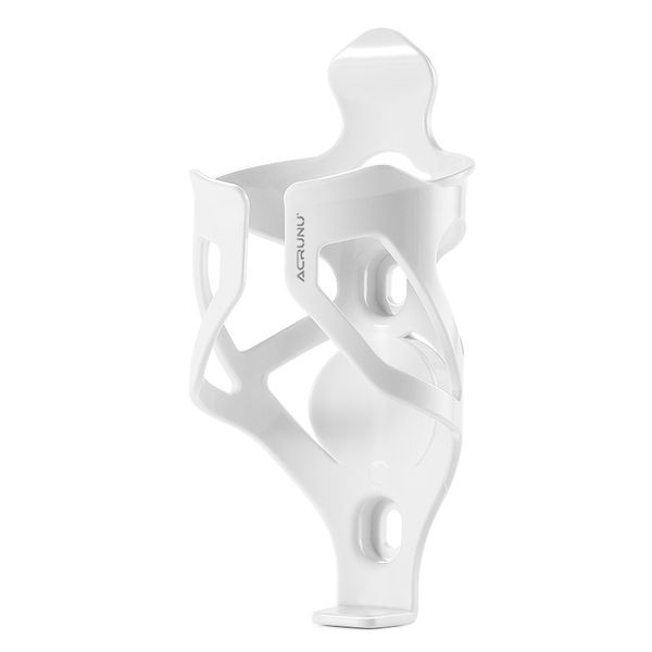Bicycle Bottle Cage with Airtag Anti-Theft Slot - White