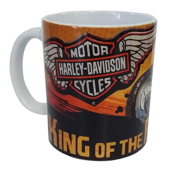 Vintage Coffee Mug - Harley Davidson - King of the Road