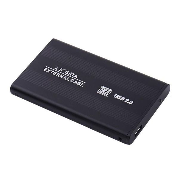 2.5" USB 2.0 External HDD Enclosure - Black