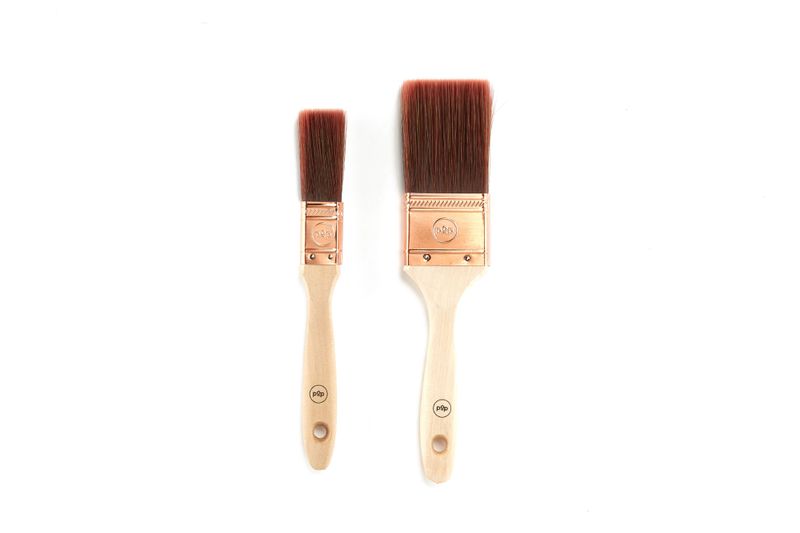 POP Flat Paint Brush Set 2-Piece - PP0652