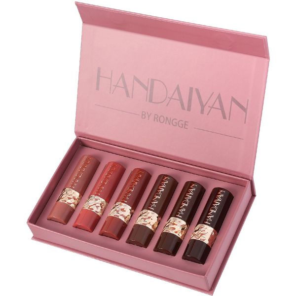 6 Matte Lipsticks Set Long Lasting Waterproof