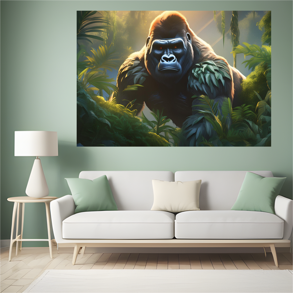 Rooted Art Gorilla - Home Decor Wall Art