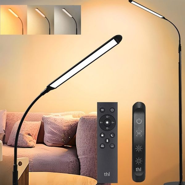 thl LED Floor Lamp, Adjustable Colors &amp; Brightness with LED Lighting