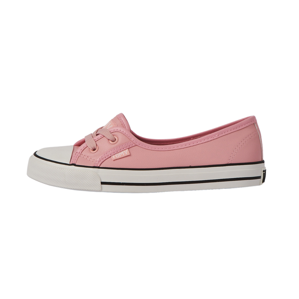 Tomy Ladies Pink PU Lace Up