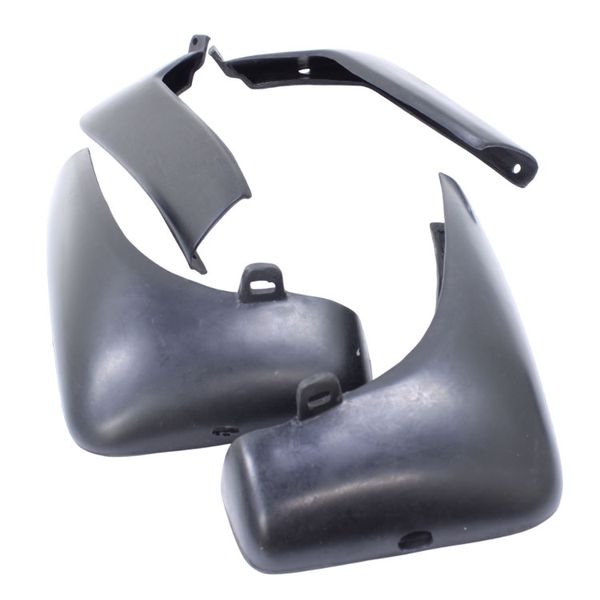 Plastic Mudflaps Set Compatible with VW Polo Playa - Black