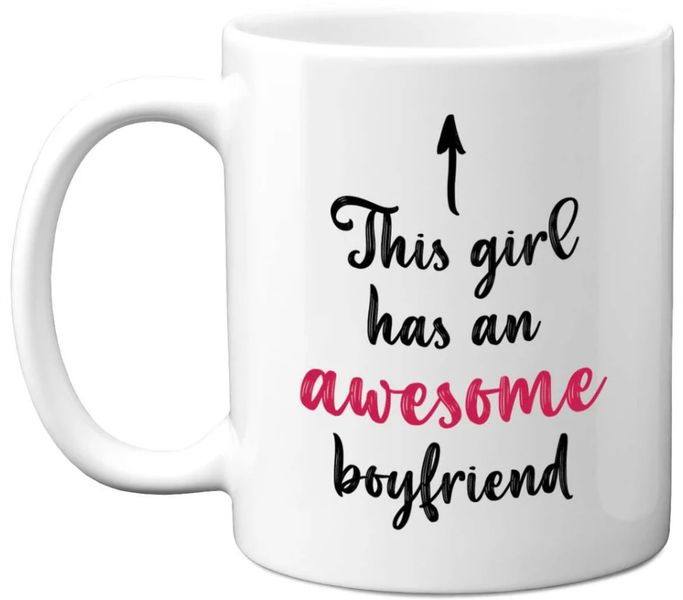 This Girl Has An Awesome Boyfriend Birthday Christmas Girlfriend Gift Mug