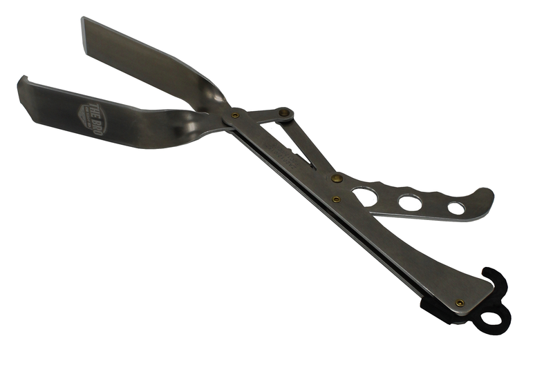 The Bro Shop Portable Aluminium Steel Braai BBQ Tongs