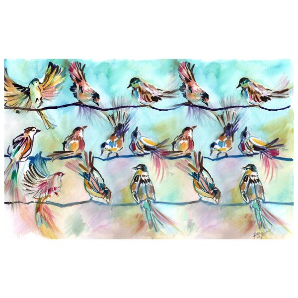 In Community Rectangle Tablecloth By Kristin Van Lieshout