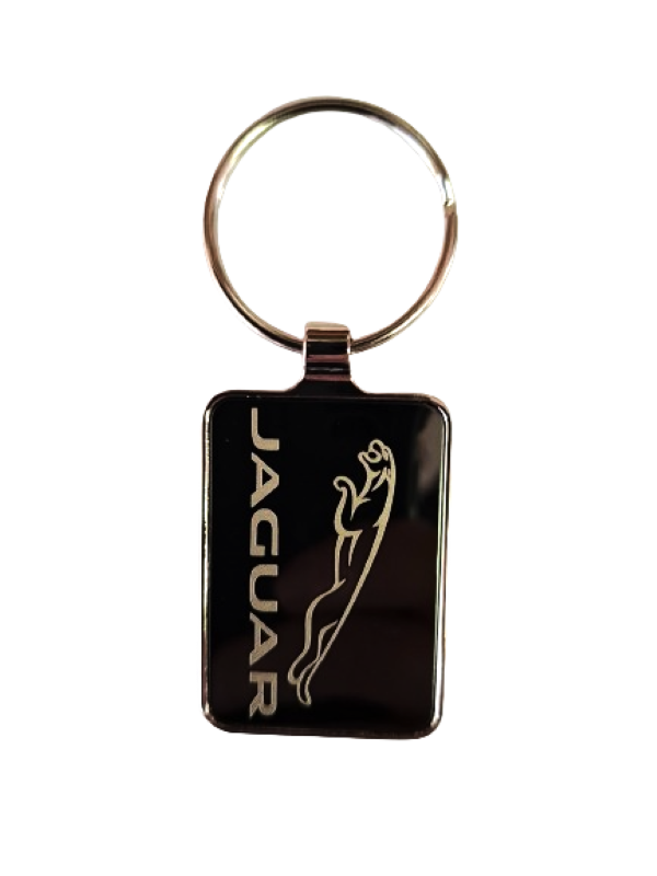 Jaguar Stainless Steel Tag Keyring