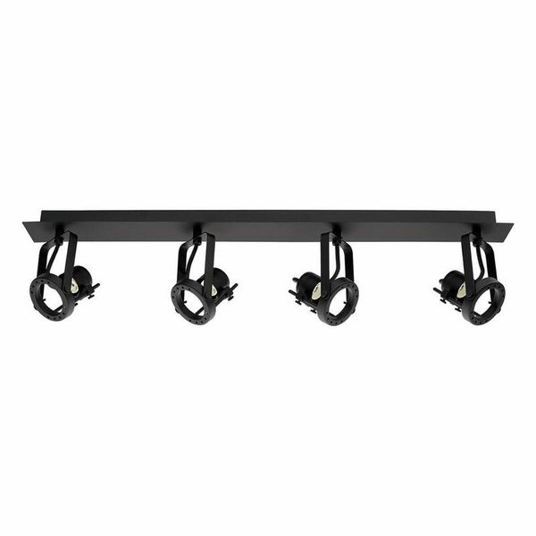 Inspire 4 Light Spotlight Bar GU10 4x42w Metal - Matt Black