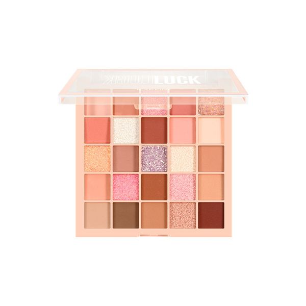 25-Color Pearlescent Matte Earth-Tone Eyeshadow Palette