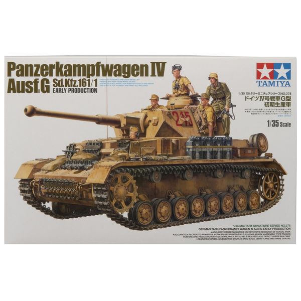 Tamiya 1/35 German Pz.Kpfw. IV Ausf.G Early Prod. Tank Plastic Model Kit