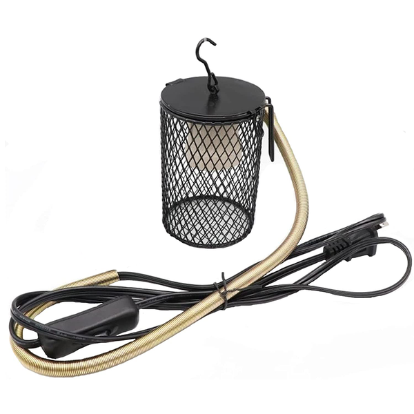 Reptile Anti-Scald Heat Preservation Lampshade Set with EU Plug